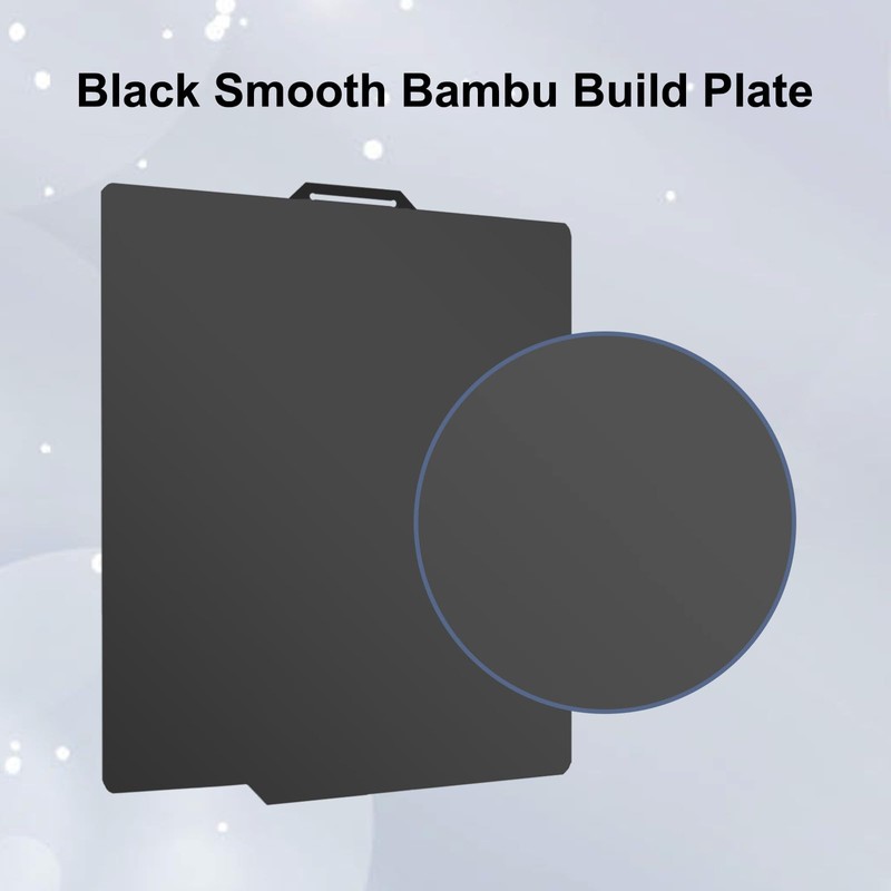 Smooth PEI+Smooth PEI Plate Bambulabs X1/P1/P2/X2/A1 Plates 257x257mm