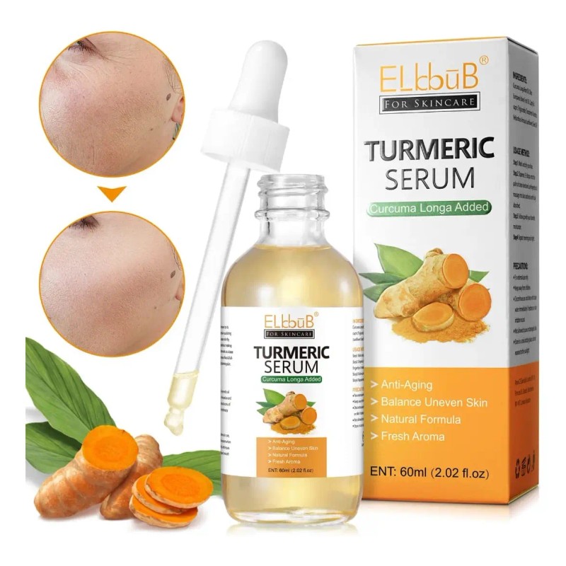 Suero Cúrcuma Facial Corporal Antiedad Manchas Hidratación