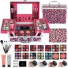Anpro Estuche De Maquillaje Doble Plegable Leopord Todo En Uno