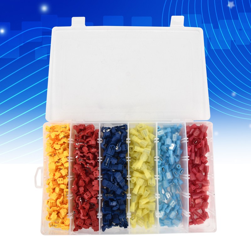 360Pcs T Tap Wire Connectors Main Splitter No Broken Electrical