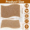 18 Pack Natural Sponges Eco-Friendly Dish Sponge for Odor Free
