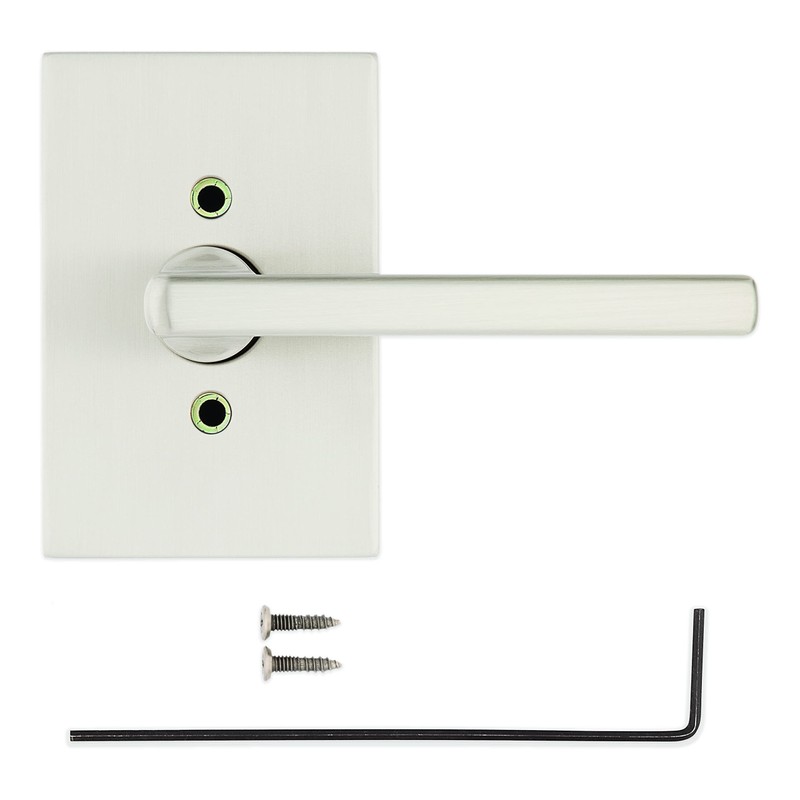 Kwikset Halifax Dummy Door Handle, Single Sided Lever for Closets,