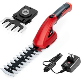 Unbranded Cordless Grass Shear & Shrubbery Trimmer 2in1 Handheld Grass Trimmer Hedge Shear