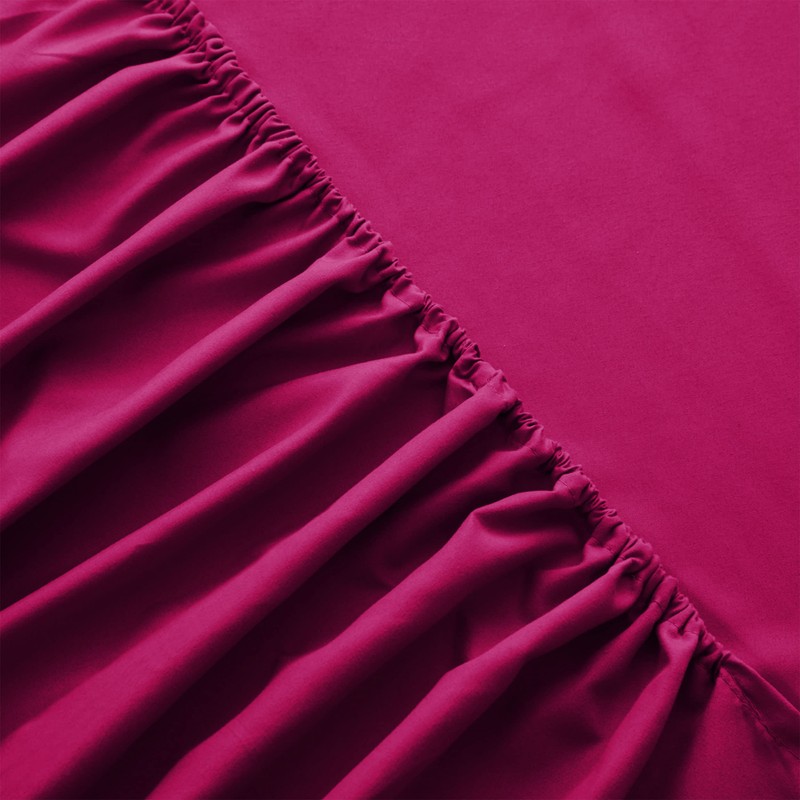 AMEHA Single Fitted Sheet 25 cm Deep Soft Brushed Microfiber