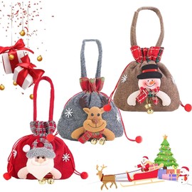 KEIGPERI 1Set Christmas Gift Doll Bags, 2023 New Reusable Christmas Drawstring Gift Bags, Christmas Gift Doll Bags with Drawstring, Christmas Gift Bags for Your Gift-Giving Needs(1Set New)