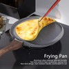 Flat Bottomed Pancake Pan Grey Aluminum Alloy Cooking Pan Non