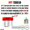 PAKA TOOLS 2 pcs High Quality Mini Ball Valve 1/8"