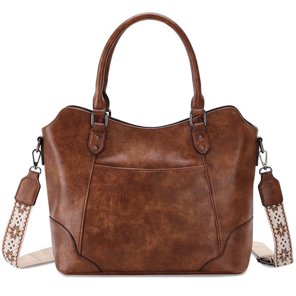 RAVUO Purse for Women, Vegan Leather Hobo Handbag Designer Ladies