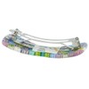 Murano Millefiori Bowtie Hair Clip - Pastel Colours