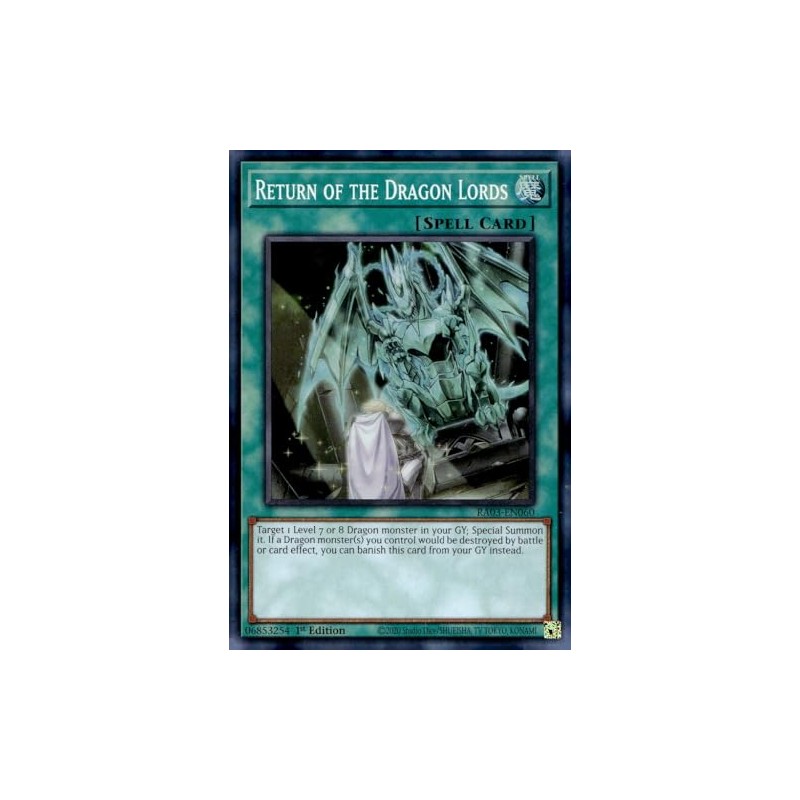 Return of The Dragon Lords - RA03-EN060 - Super Rare