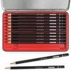 Arteza Professional Drawing Sketch Pencils Set of 12, Medium (6B