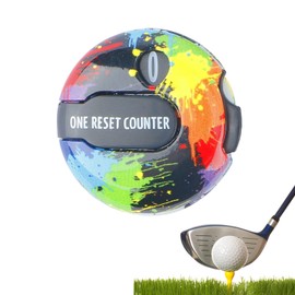 Golf Score Counter, Golf Stroke Counter Mini Clicker with Clip Golf Score Keeper Simple Attachment to Scorekeeper Up to 12 Shots Score with One Touch Reset