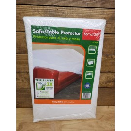 Unbranded SOFA/TABLE Protector 55"x135" triple layer protection 100% recycled New