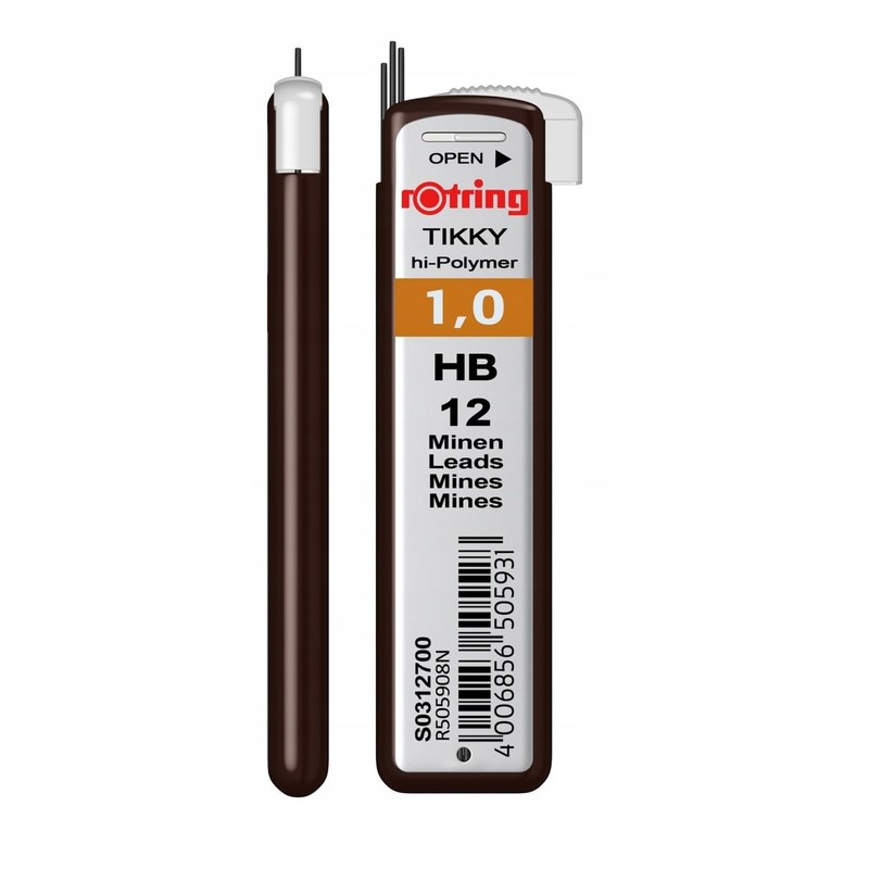 rOtring tikky pencil leads 1.0 mm HB - S0312700 |