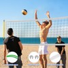 Professional Volleyball Net Outdoor, Portable Volleyball Net with Aircraft Wire