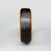 Carbon Fiber Ring with Orange Glowing Interior