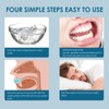 Anti-snoring mouth guard with 2 sizes, C-shape mouth opener, anti-snoring