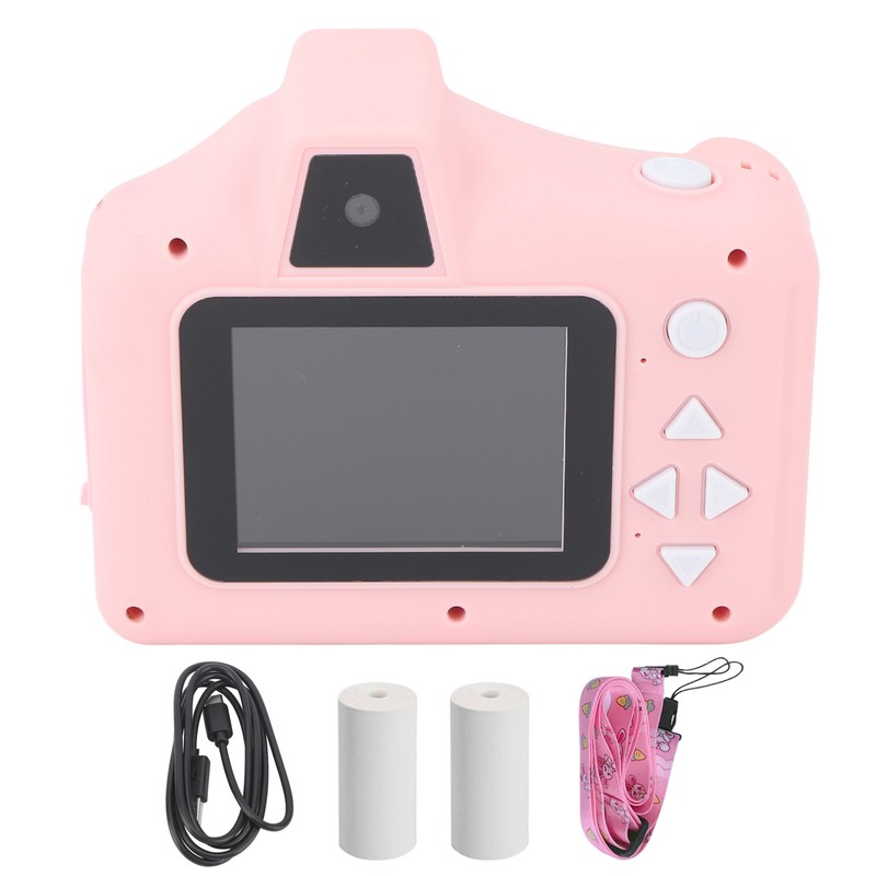 Children's Instant Print Camera 1080P Front Rear Dual Lens SLR