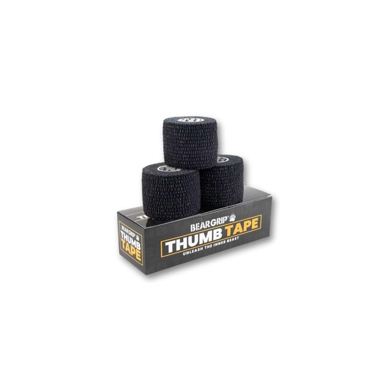 BEAR GRIP Lifting Thumb Tape - Easy-Tear Hook Grip Tape