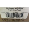 Everbilt Bright Brass Lid Support Right Hand Hinges 1000 020