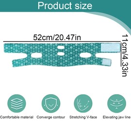 RAMGLYO Beauty Face Sculpting Sleep Mask, V Shape Face, V Line Shaping Face Mask (Suitable for All Face Shapes) (A)