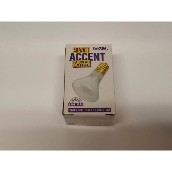 globe Pak 40 watt accent flood bulb R14 Flood 120