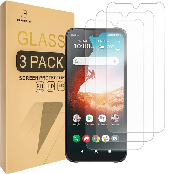 Mr.Shield [3-Pack] Screen Protector For Kyocera DuraSport 5G UW [Tempered
