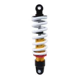 labwork 10.5" 270mm Rear Shock Replacement for 110cc 125cc 800lbs Dirt Pit Bike Replacement for Central Rear Single off-road Motorcycle White