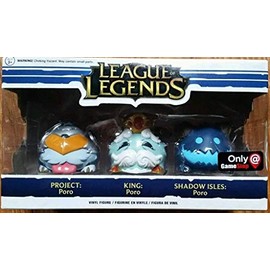 Funko League of Legends Poro 3 Pack, Gamestop Exclusive, Project, King, Shadow Isles