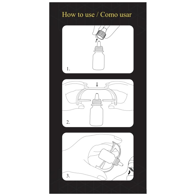 Eye Drop Guide, Eye Drop Bottle Dispenser, Eye Drop Aid,