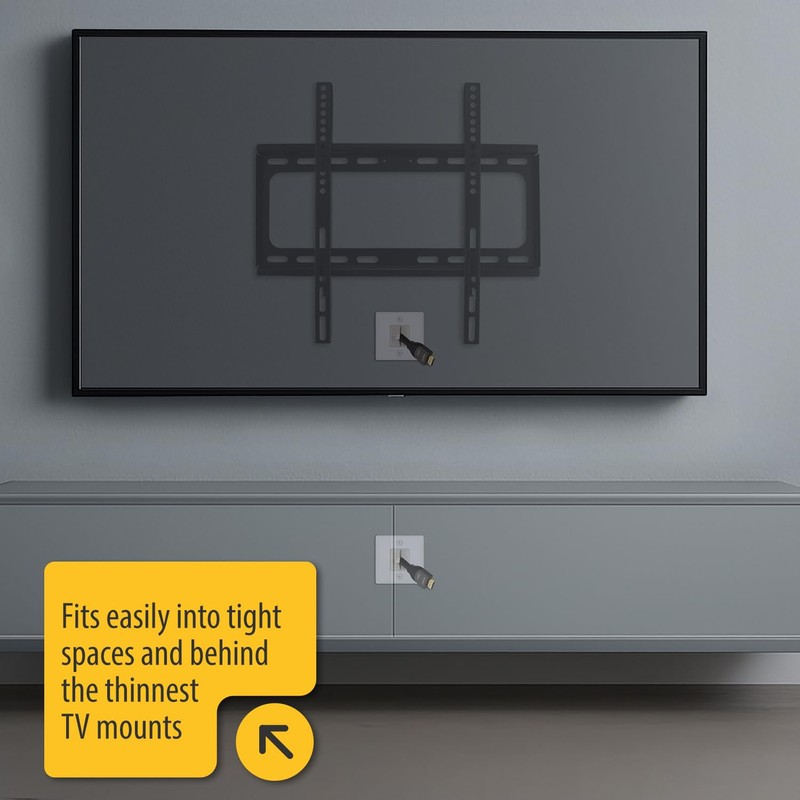 DataComm Electronics 1 3/4" Hole Saw Wall Plate with Brushes,