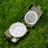 Outdoor Metal Compass with Sighting Lens, Ruler, Multi in one