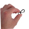 GRIRIW 50pcs Plastic Hooks: Mini 8 Shaped for Outdoor Camping