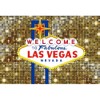 Xiaoterna 2.2 x 1.5 m Las Vegas Background Shiny Golden