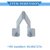 VekAuto 20 Pcs Car Body B-Pillar Trim Panel Clip Compatible