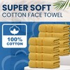 Towelogy® Luxury Egyptian Cotton Face Cloth Flannel Fingertip Towels Set