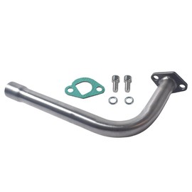 COEFEPIY Exhaust Pipe Header w/Muffler For Honda GX160,GX200 For Predator 212cc 196cc Go Kart& Mini Bike for Coleman MiniBike CT200U & CT200EX BT RB 212cc