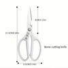 Stainless Steel Scissors, Thickened And Multifunctional, Original Alloy Scissors, Thick,