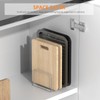 KORRTFID Cutting Board Holder Stand, Chopping Board Storage Rack, Cutting