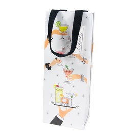 Caspari Aperitivo Wine & Bottle Gift Bags - 4 Bags
