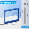 XGGYA 1/4” Double Gang Receptacle Outlet Box Extender,Blue Electrical Outlet