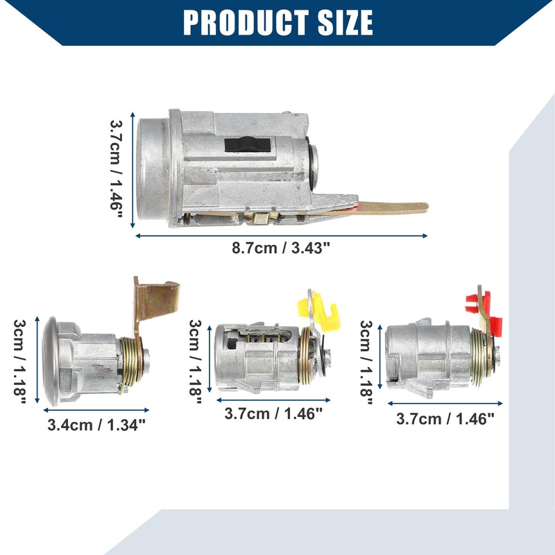 Hihaha No.69058-60041 / Door Lock Cylinder with Key for Toyota