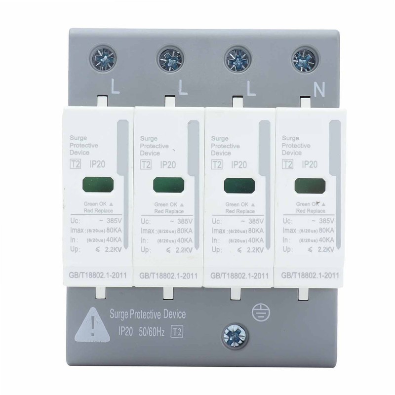 BERM Surge Protective Devices House Arrester Protector 4P 80KA SPD