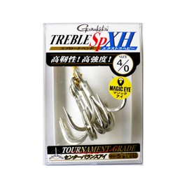 Gamakatsu Triple Hook Treble SP XH Extra Heavy 4/0 No. 5 Silver