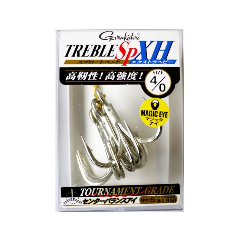 Gamakatsu Triple Hook Treble SP XH Extra Heavy 4/0 No.