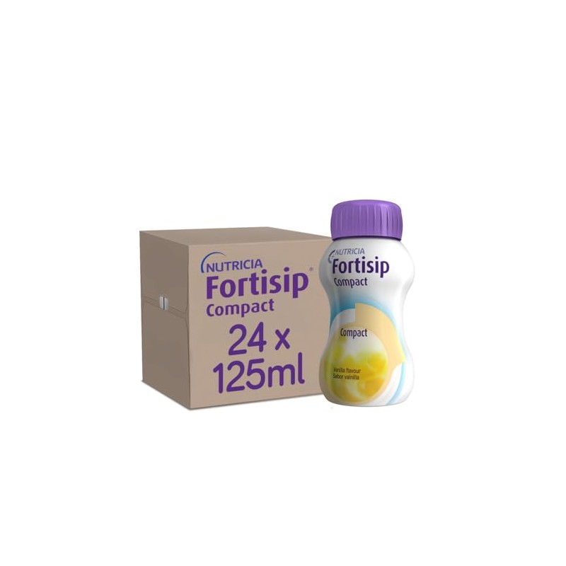 Fortisip Compact Liquid Vanilla 125ml x 24 Bottles