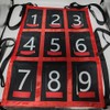 Waterproof Adjustable Baseball Strike Zone Target Net,Numbered Pitching Target,27.56x19.29in Numbered