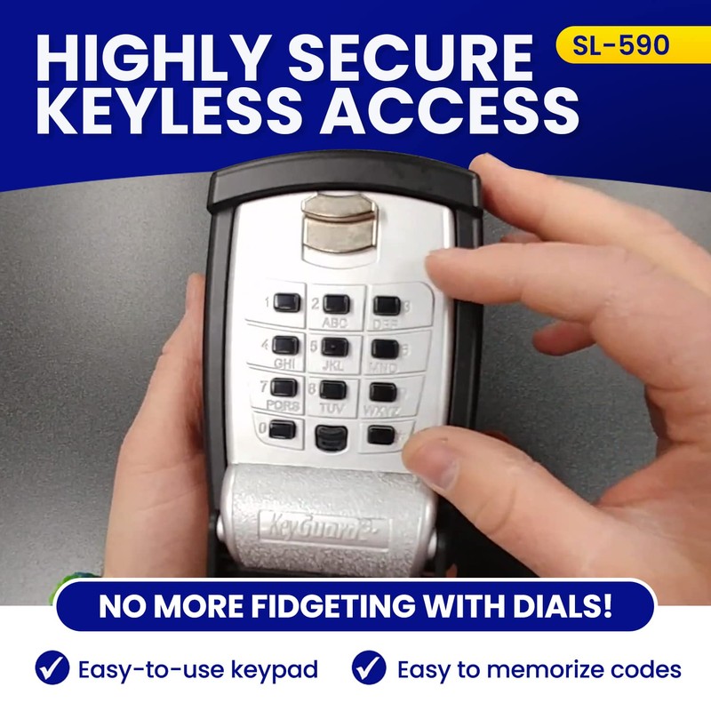 KeyGuard Pro SL-590-Cvr Outdoor Lock Box with Protective Rubber Cover