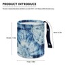 Brosoneto Abstract Tie Dye Car Trash Can - Cute，Portable,Collapsible Back