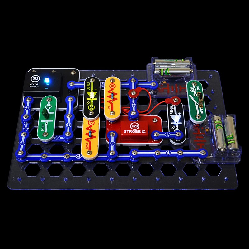 Snap Circuits LIGHT Electronics Exploration Kit | Over 175 Exciting